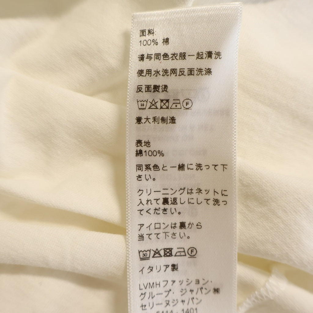 CELINE(セリーヌ) 22SS フロントロゴスタッズ クルーネック 半袖Tシャツ ホワイト 2X50C671Q