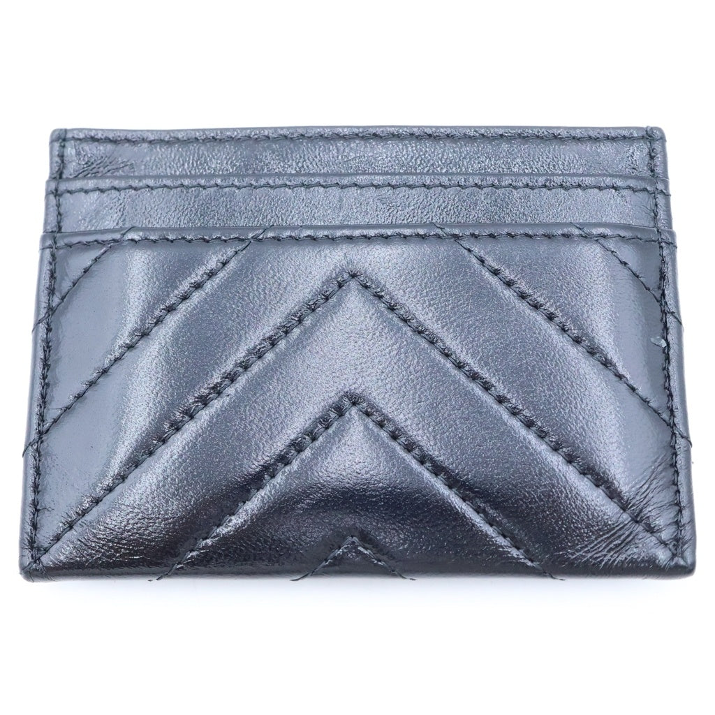 CHANEL(シャネル) ココマーク レザー カードケース ブラック AP3873