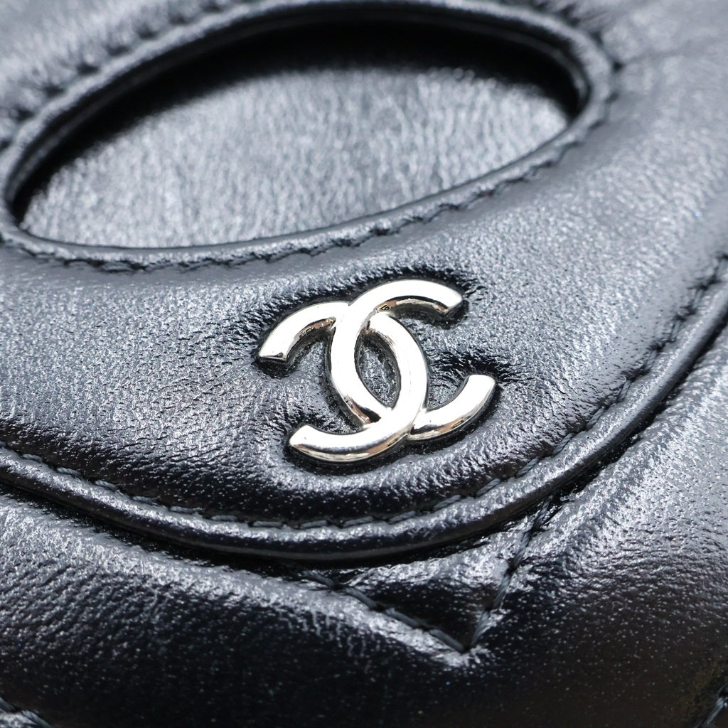 CHANEL(シャネル) ココマーク レザー カードケース ブラック AP3873