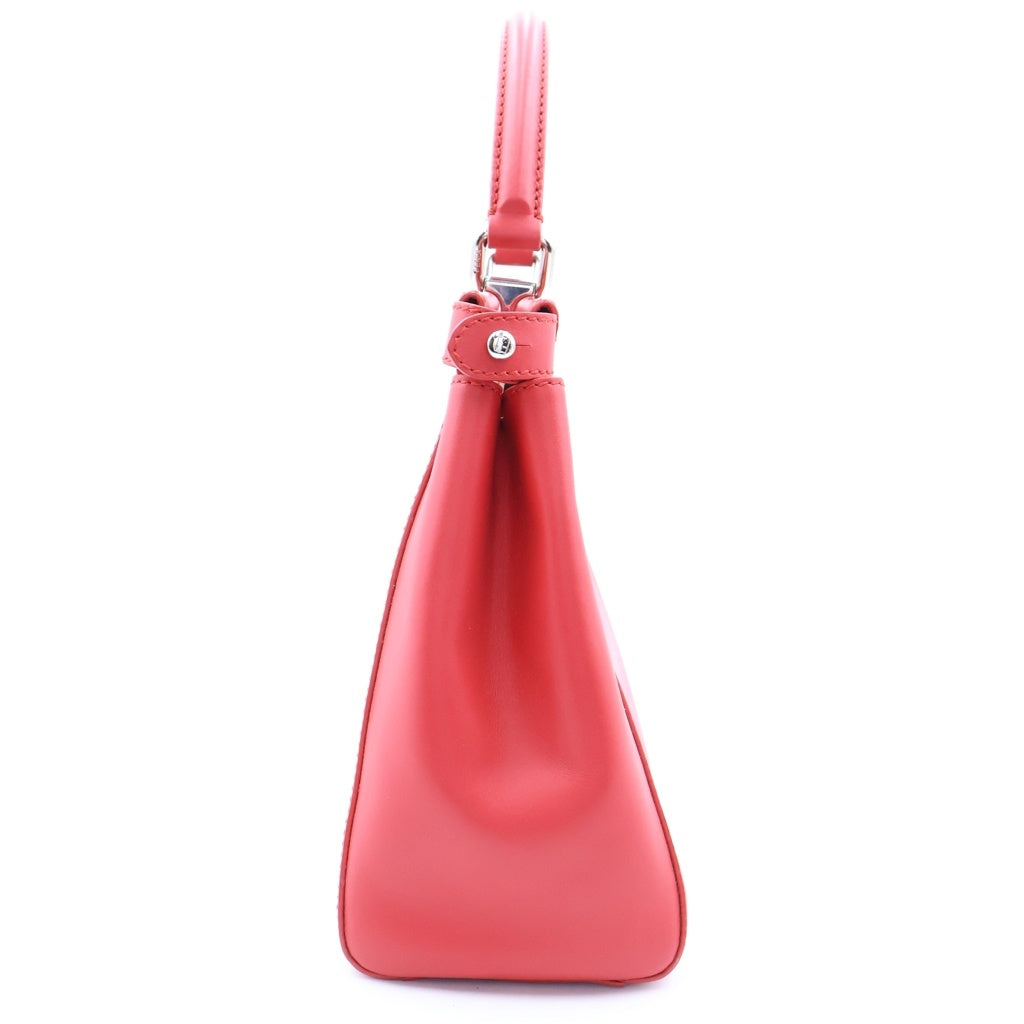 FENDI(フェンディ) PEEKABOO ピーカブー 2WAY ハンドバッグ ショルダーバッグ レッド レディース