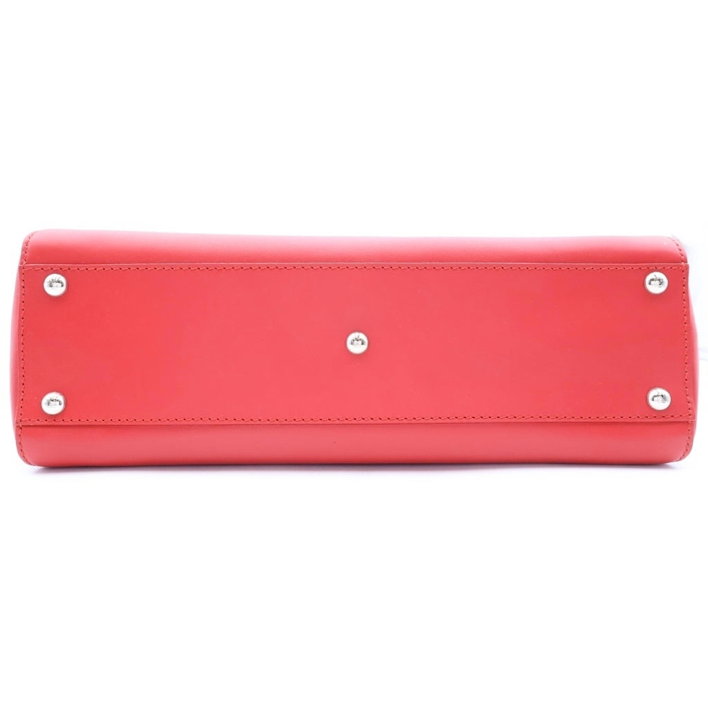 FENDI(フェンディ) PEEKABOO ピーカブー 2WAY ハンドバッグ ショルダーバッグ レッド レディース