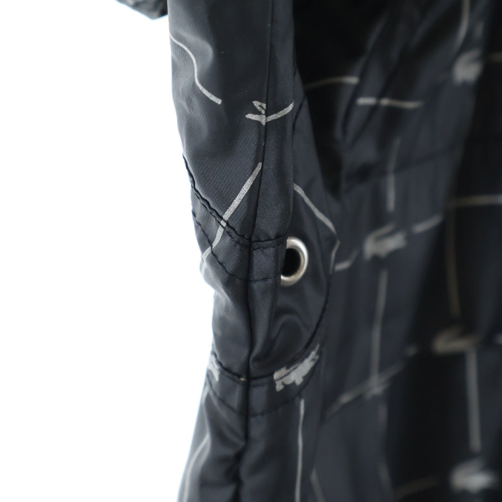 SUPREME(シュプリーム) 18SS ×Lacoste Reflective Grid Anorak ラコステ リフレクティブグリッドアノラックパーカー ブラック
