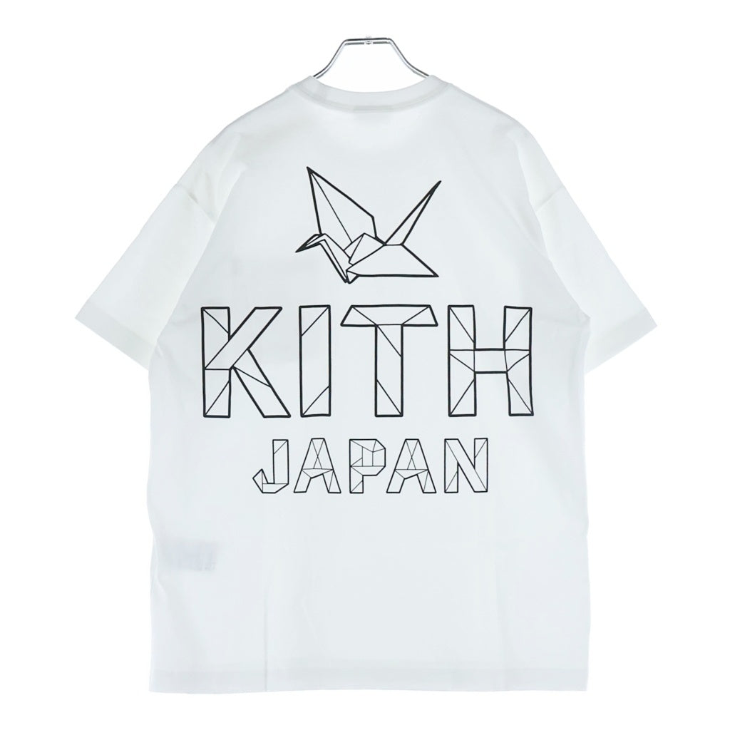 KITH(キス) ポケットロゴプリント クルーネック 半袖Tシャツ ホワイト