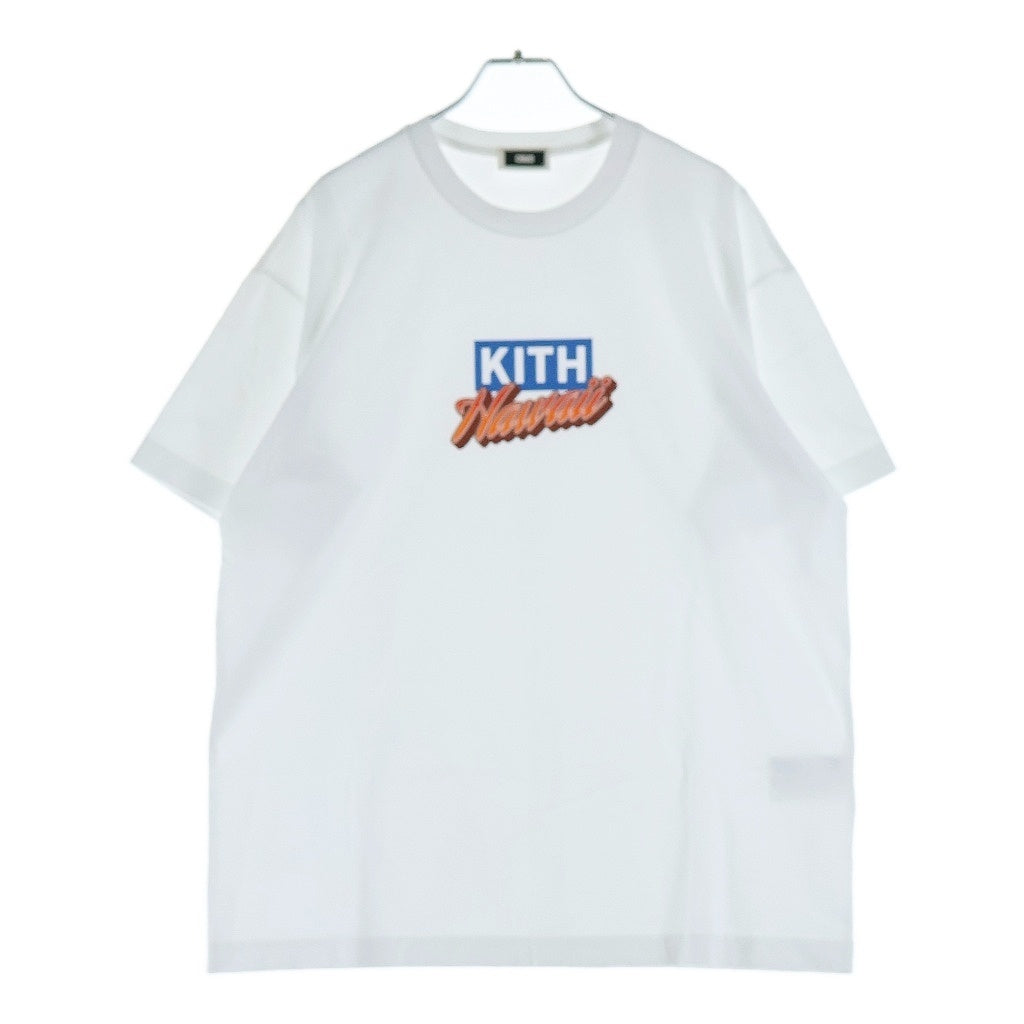 KITH(キス) NYC Hawaii Classic Tee フロントプリント クルーネック 半袖Tシャツ ホワイト