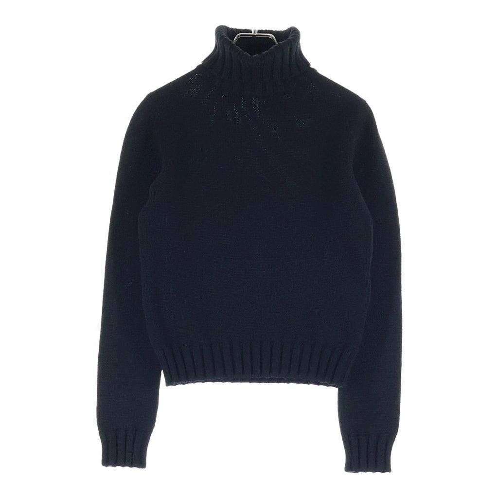 DOLCE & GABBANA(ドルチェアンドガッバーナ) ウール ハイネック 長袖ニット ブラック レディース M523 m2007