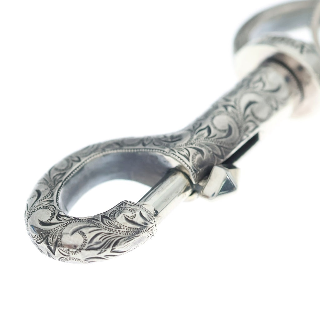 Antidote BUYERS CLUB(アンチドートバイヤーズクラブ) Engraved Key Ring Clip キーリング クリップ シルバー RX-303-SILVER-FREE