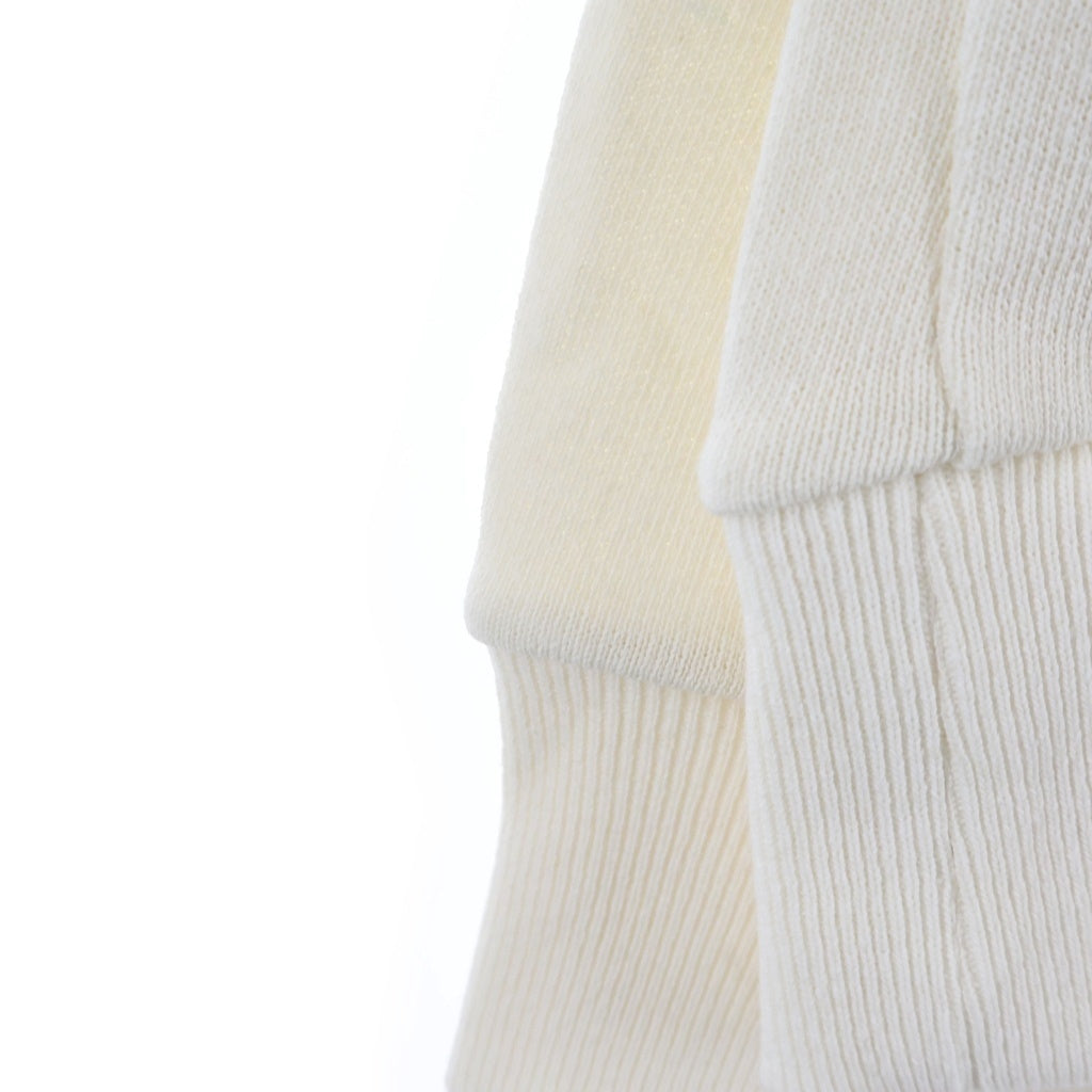 MAISON MIHARAYASUHIRO(メゾンミハラヤスヒロ) × TALKING ABOUT THE ABSTRACTION トーキングアバウト ジ アブストラクション 両面刺繍 コットン プルオーバーパーカー ホワイト NPT-MMYP-001