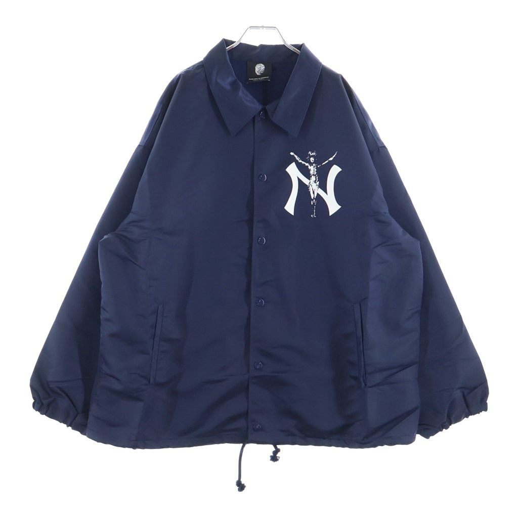 TALKING ABOUT THE ABSTRACTION(トーキング アバウト ザ アブストラクション) NEW YORK JESUS COACH ニューヨーク ジェズス コーチジャケット ネイビー SS-JK-001