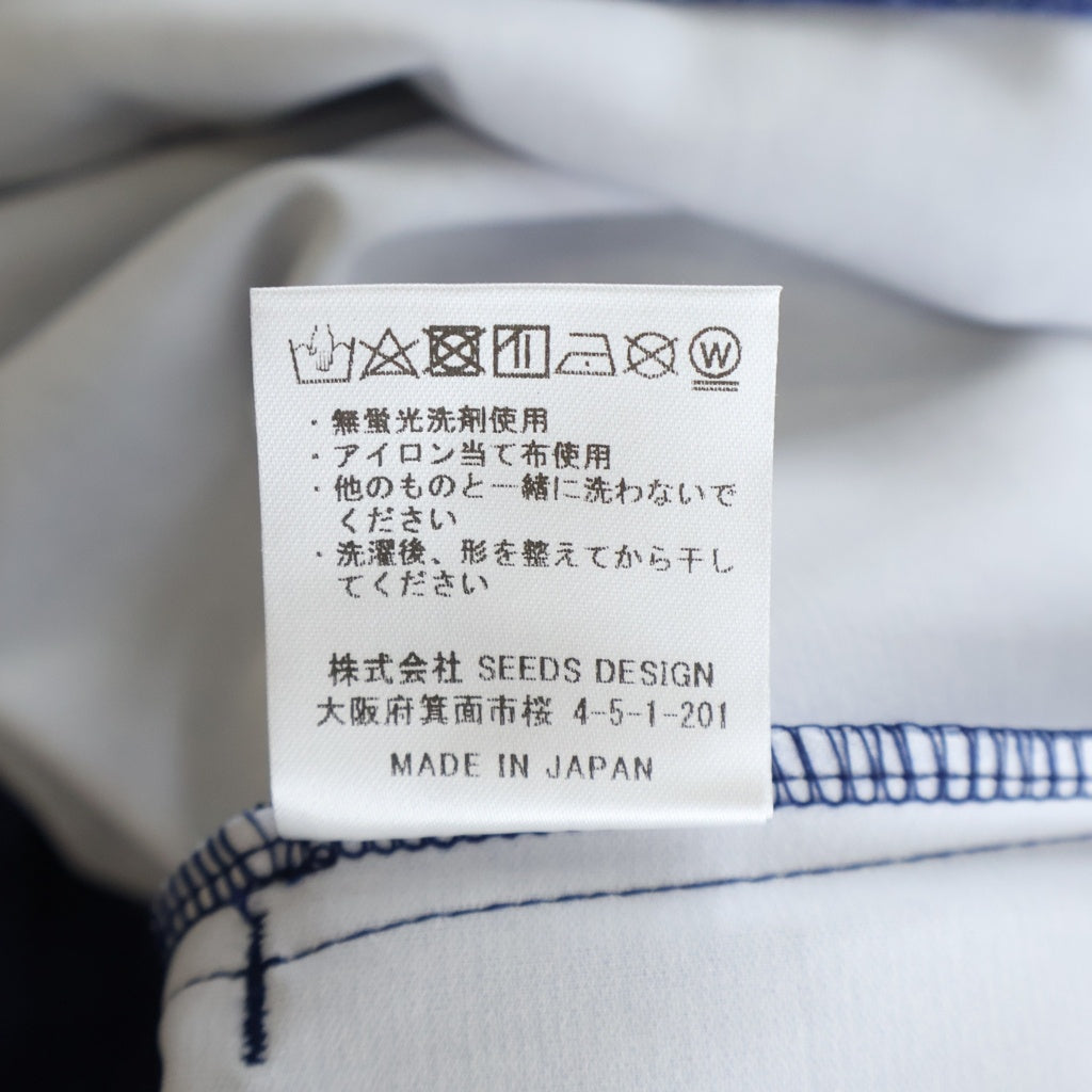 TALKING ABOUT THE ABSTRACTION(トーキング アバウト ザ アブストラクション) 2nd Type Denim Print Jacket デニム転写 ジャケット インディゴ NPT-J-002