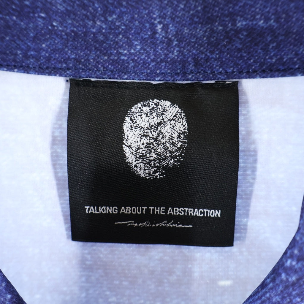 TALKING ABOUT THE ABSTRACTION(トーキング アバウト ザ アブストラクション) 2nd Type Denim Print Jacket デニム転写 ジャケット インディゴ NPT-J-002