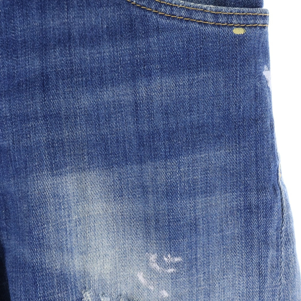 DSQUARED2(ディースクエアード) Sexy Twist Jean セクシー ツイスト ダメージ加工 スキニージーンズ デニムパンツ インディゴ S74LB0082 S30342