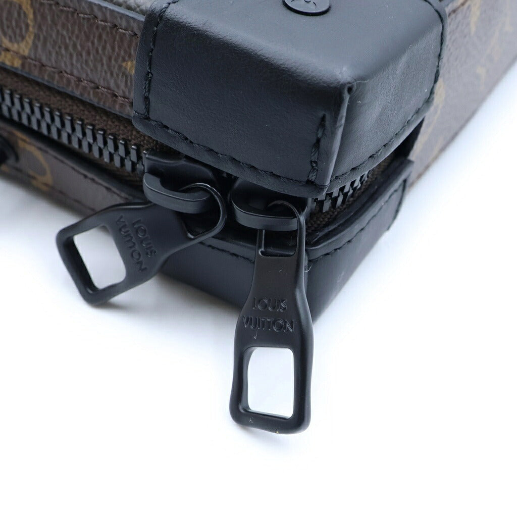 LOUIS VUITTON(ルイヴィトン) タイガ モノグラム ソフトトランク ウォレット ショルダーバッグ ブラウン M30697