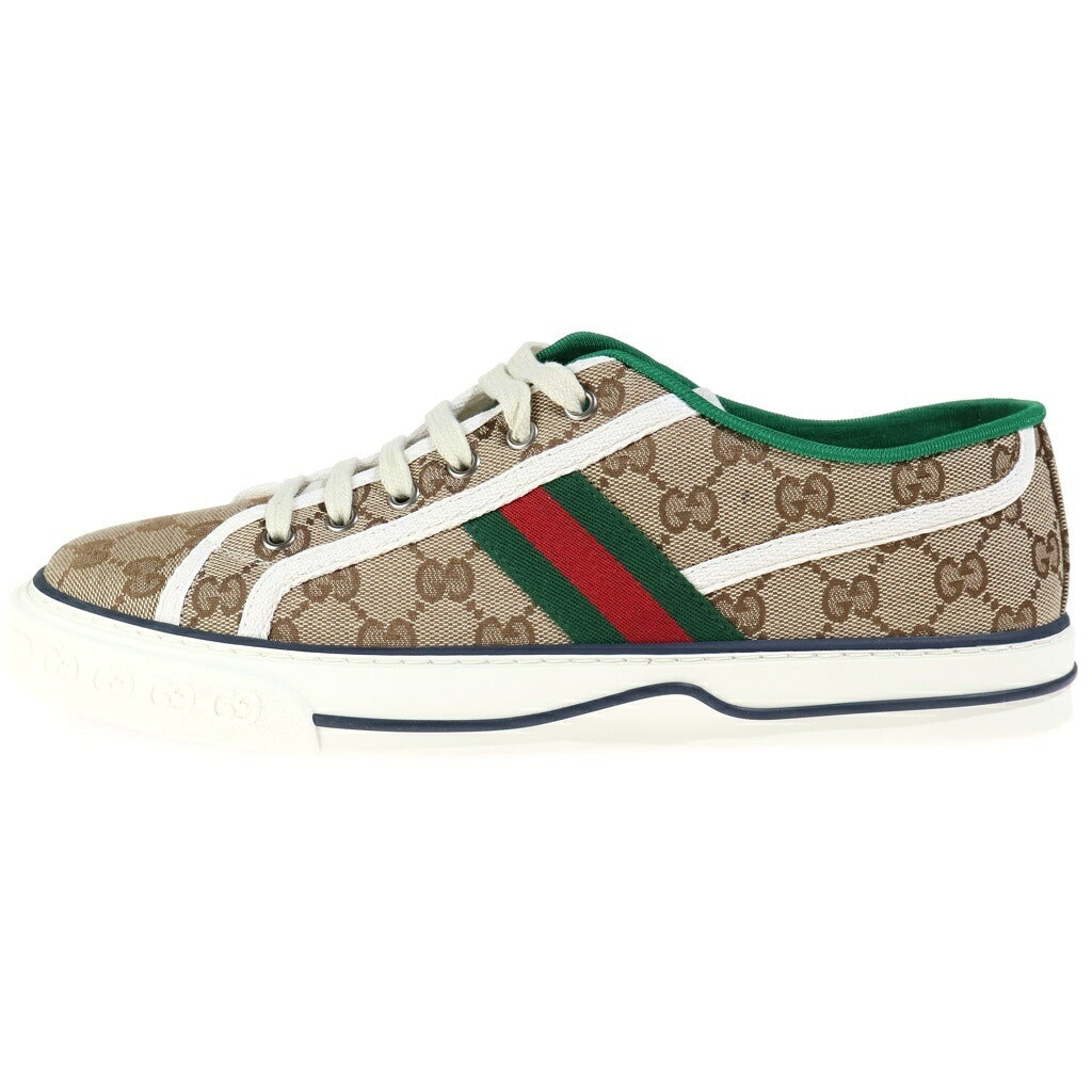 GUCCI(グッチ) 1977 TENNIS GGキャンバス ローカットスニーカー ベージュ 606111