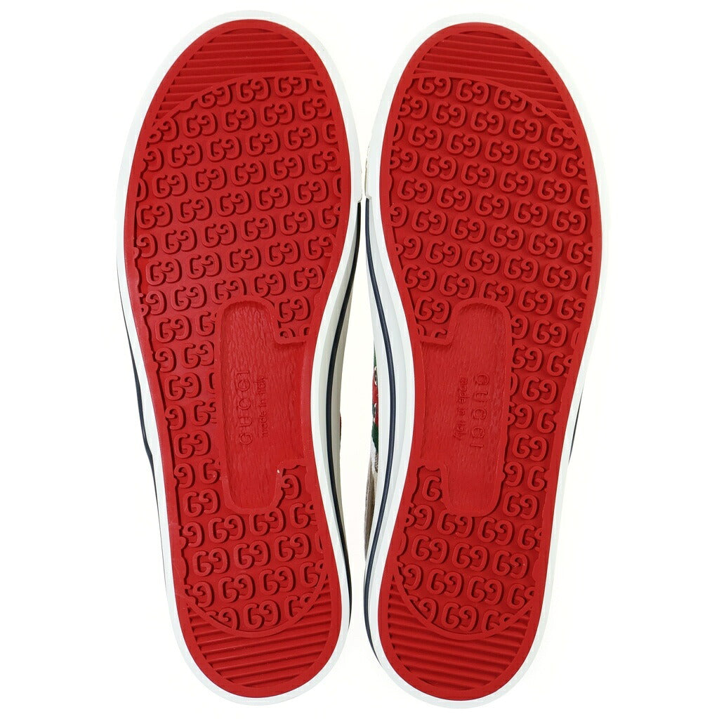 GUCCI(グッチ) 1977 TENNIS GGキャンバス ローカットスニーカー ベージュ 606111