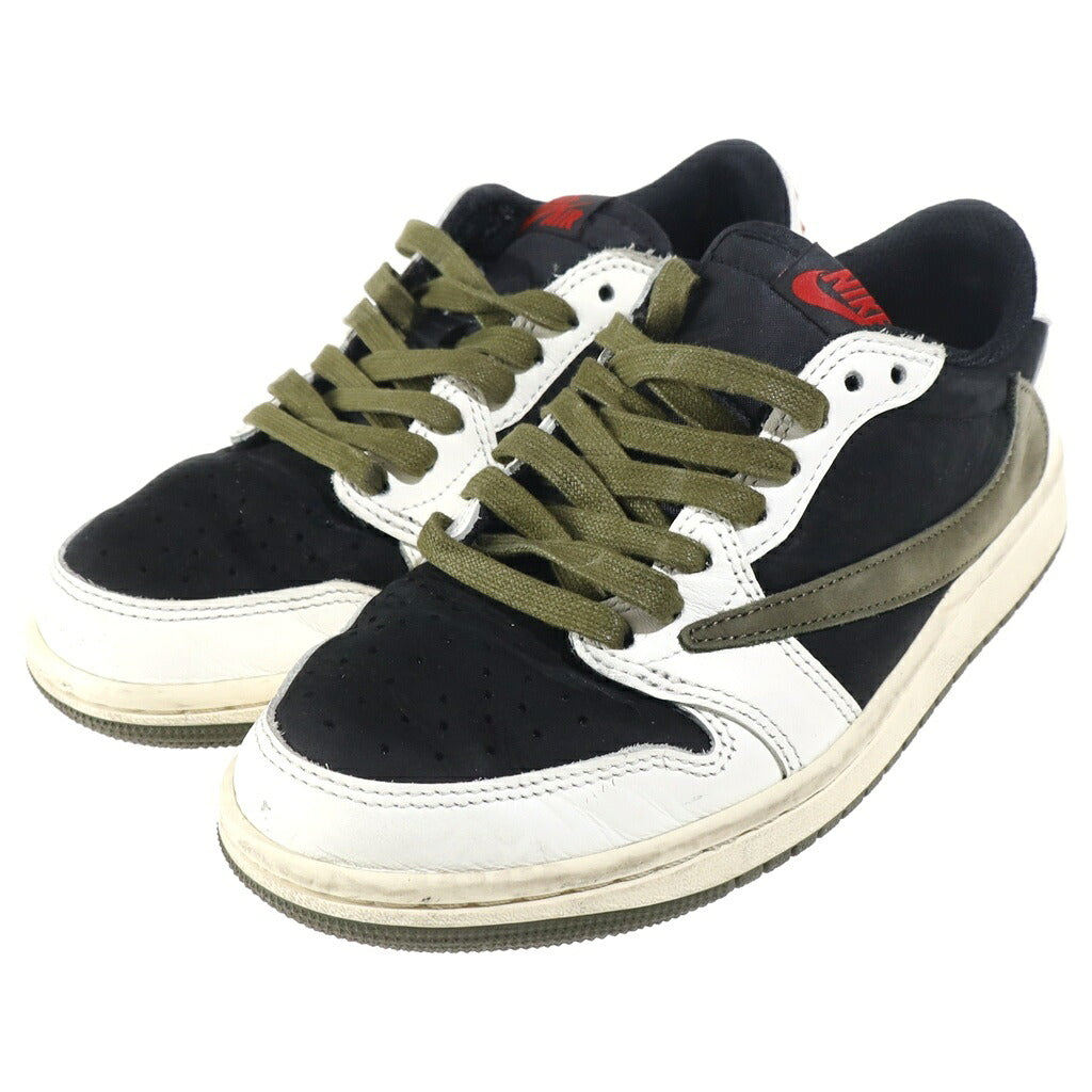 NIKE(ナイキ) ×TRAVIS SCOTT WMNS AIR JORDAN 1 LOW OG DZ4137-106 トラヴィススコット ウィメンズ エアジョーダン1 ローカットスニーカー マルチ US6/23cm レディース
