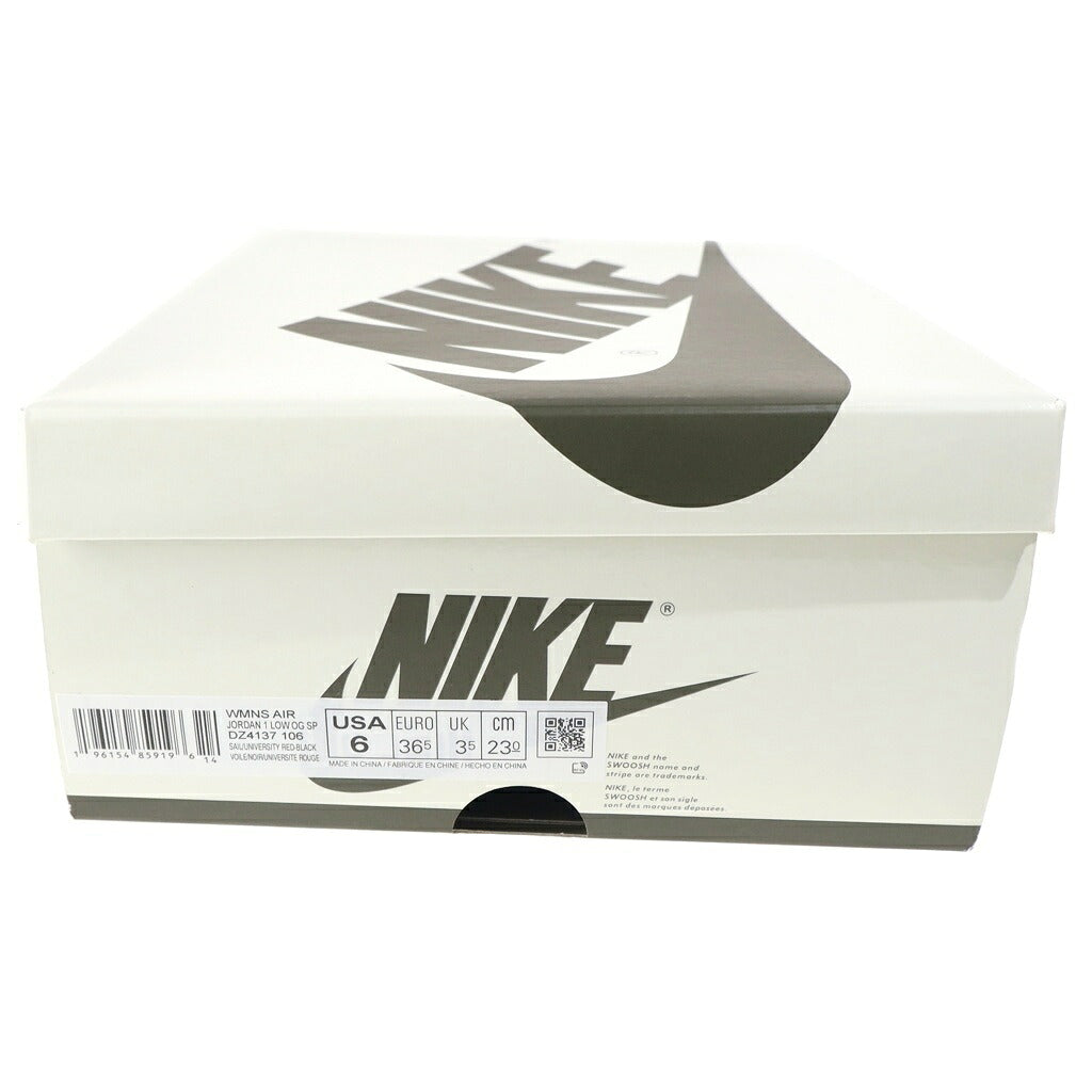 NIKE(ナイキ) ×TRAVIS SCOTT WMNS AIR JORDAN 1 LOW OG DZ4137-106 トラヴィススコット ウィメンズ エアジョーダン1 ローカットスニーカー マルチ US6/23cm レディース