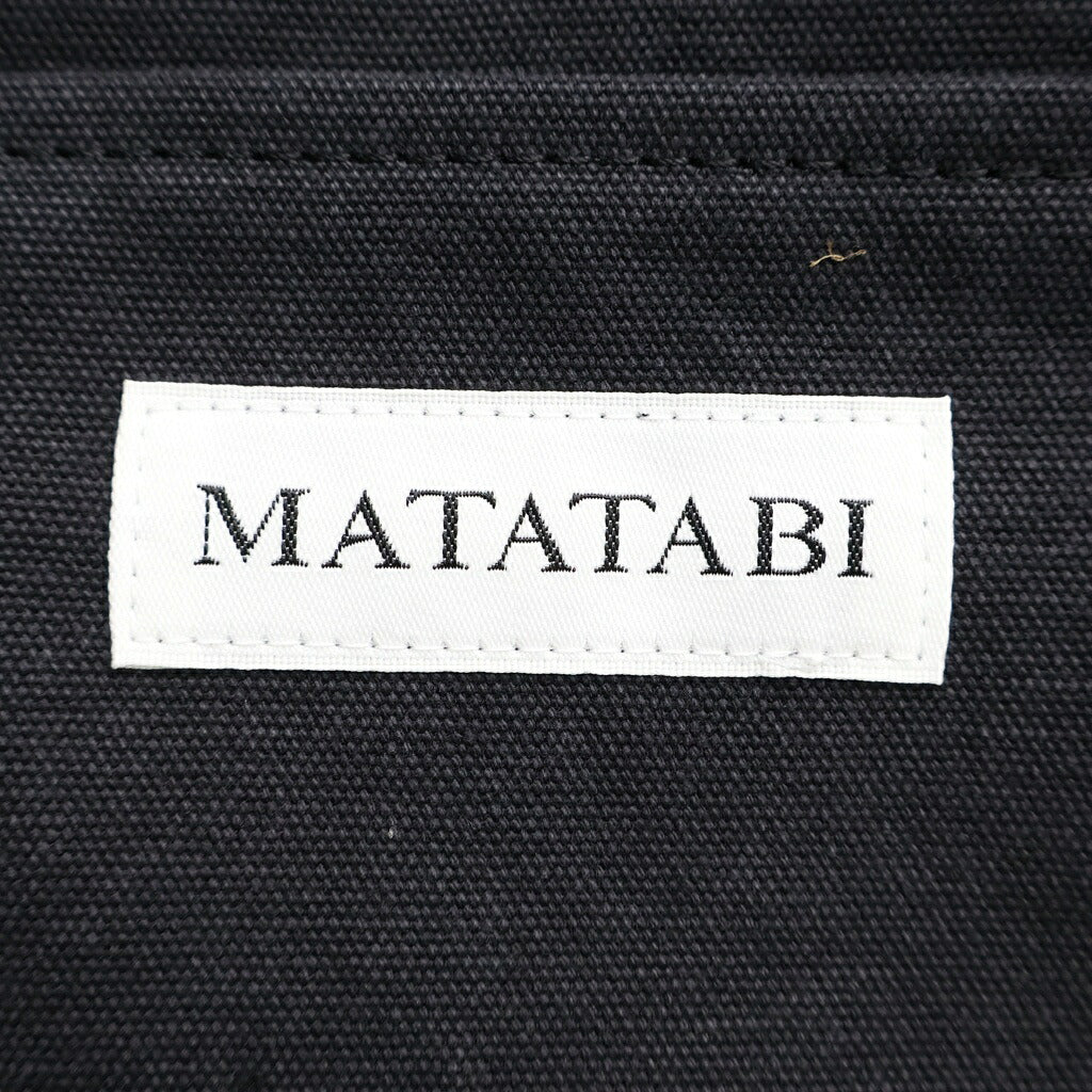 TALKING ABOUT THE ABSTRACTION(トーキング アバウト ザ アブストラクション) CROSS TOTE BAG S クロスパッチ トートバッグ ブラック 2526AW-AC-009