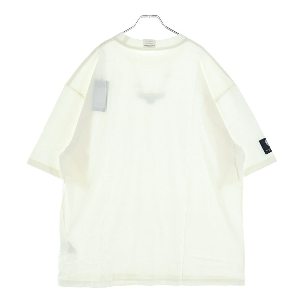 TALKING ABOUT THE ABSTRACTION(トーキング アバウト ザ アブストラクション) NATIVE TOP T-SHIRT イーグルプリント クルーネック 半袖Tシャツ ホワイト NPT-T-002