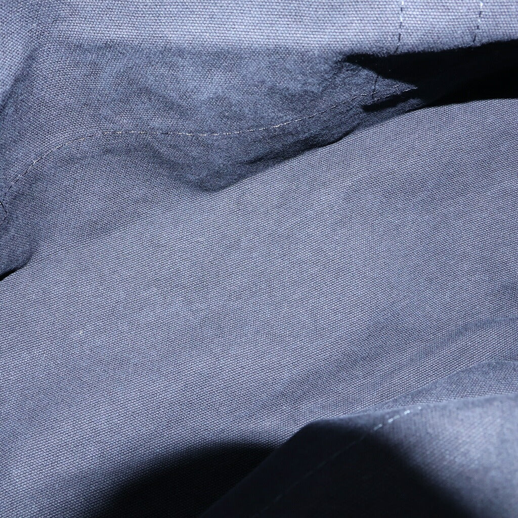 TALKING ABOUT THE ABSTRACTION(トーキング アバウト ザ アブストラクション) 3D CROSS TOTE クロスパッチ コットン トートバッグ ブラック 2526AW-AC-008