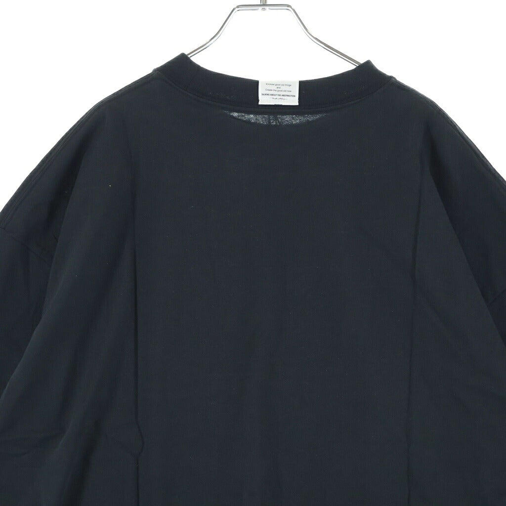 TALKING ABOUT THE ABSTRACTION(トーキング アバウト ザ アブストラクション) NATIVE TOP T-SHIRT イーグルプリント クルーネック 半袖Tシャツ ブラック NPT-T-002