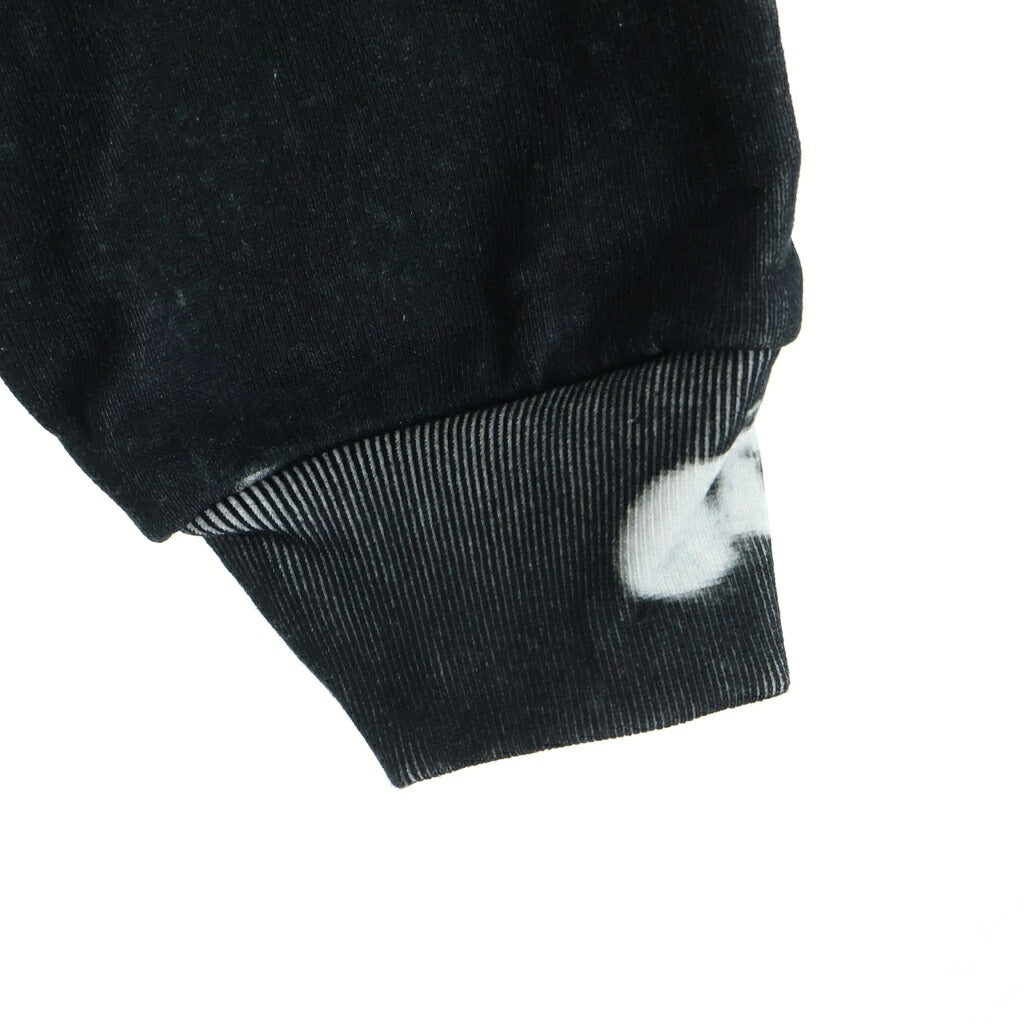 TALKING ABOUT THE ABSTRACTION(トーキング アバウト ザ アブストラクション) Chalse Photo Hoodie フォト総柄プリント プルオーバーパーカー ブラック SS-PPK-001B