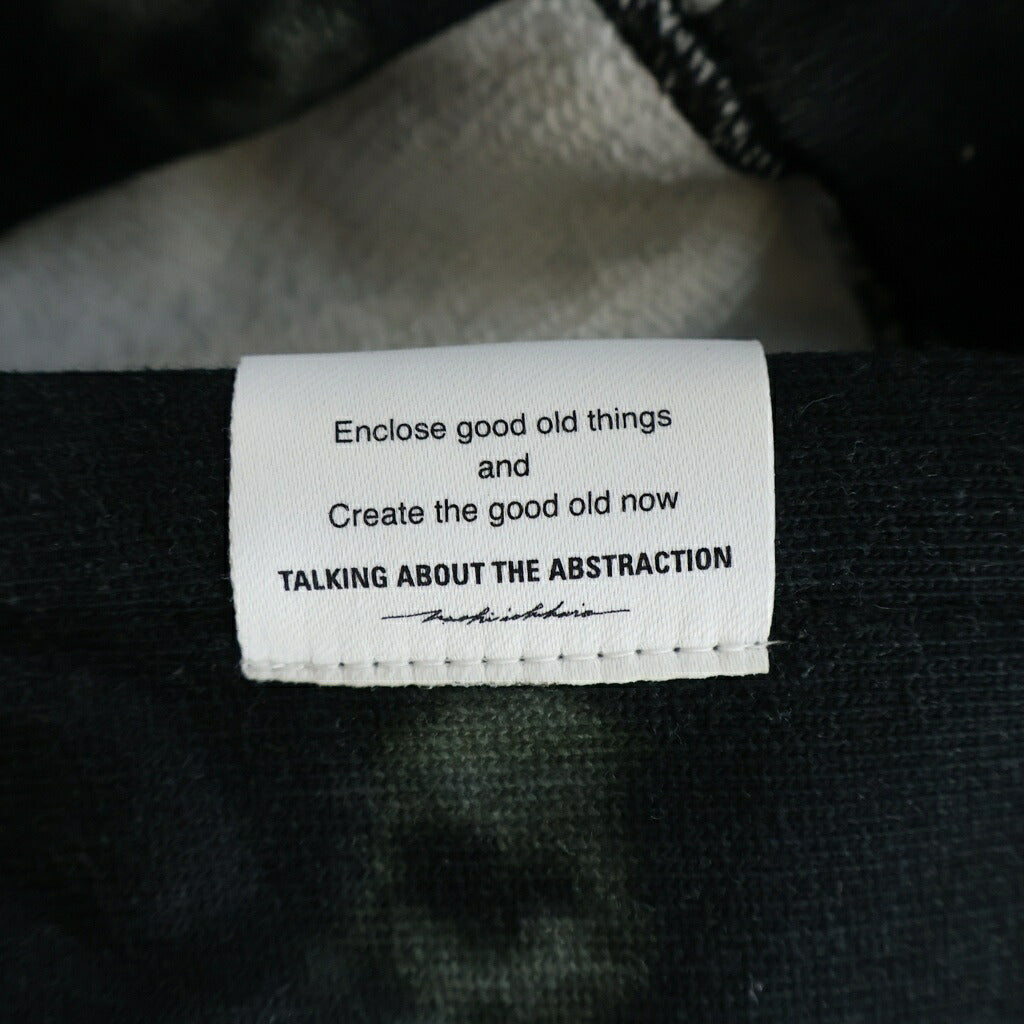 TALKING ABOUT THE ABSTRACTION(トーキング アバウト ザ アブストラクション) Chalse Photo Hoodie フォト総柄プリント プルオーバーパーカー ブラック SS-PPK-001C