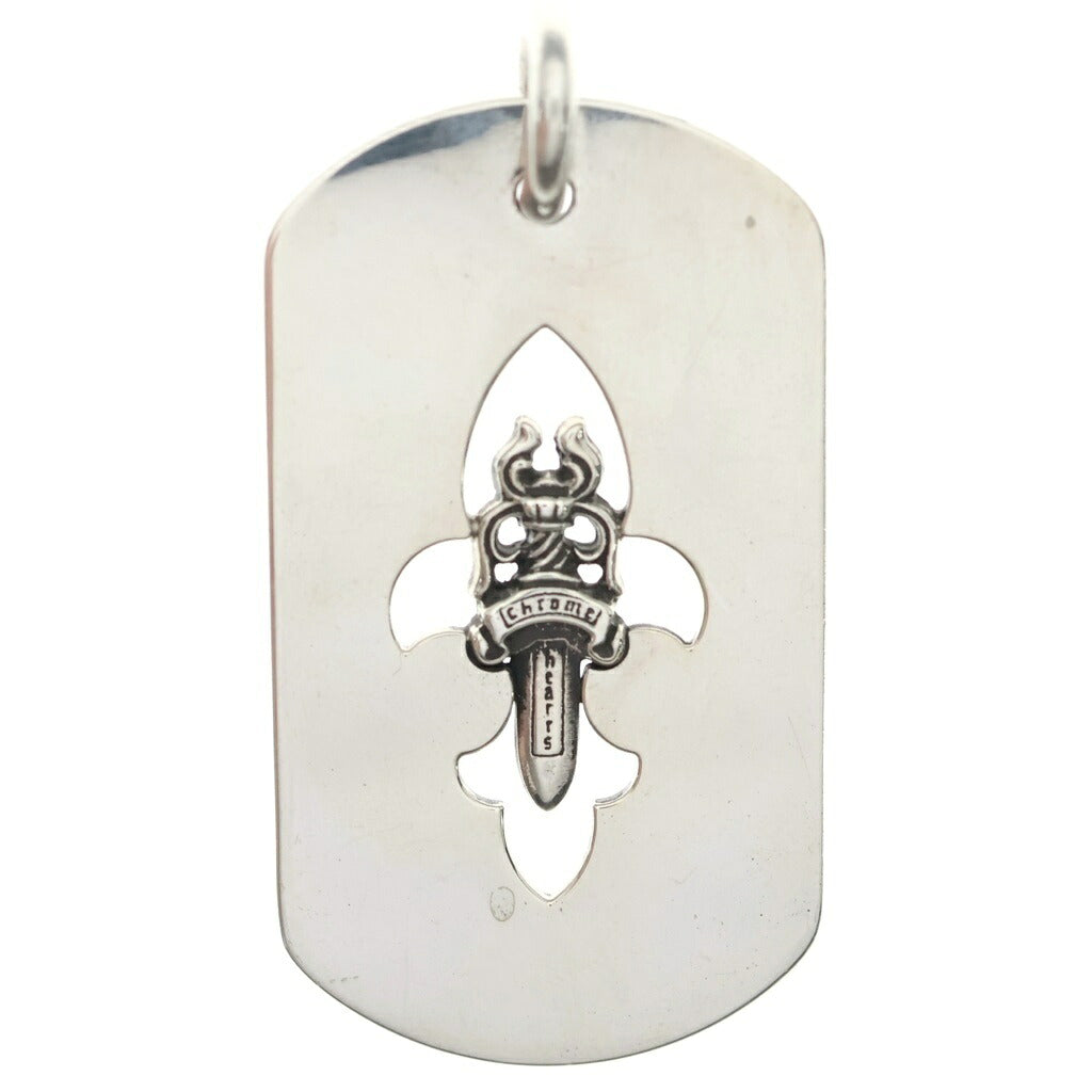 CHROME HEARTS(クロムハーツ) D TAG LRG FLE DAG フレアダガードッグタグ ラージドッグタグネックレストップ