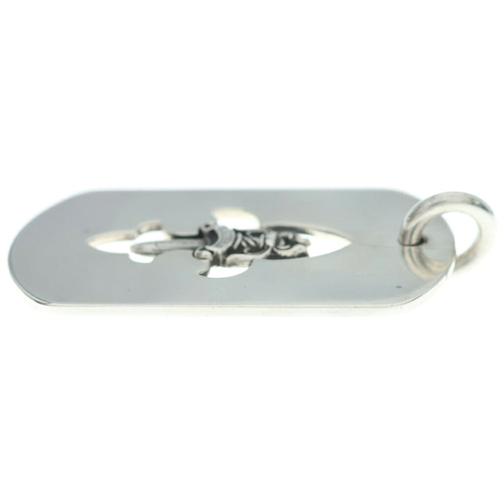 CHROME HEARTS(クロムハーツ) D TAG LRG FLE DAG フレアダガードッグタグ ラージドッグタグネックレストップ
