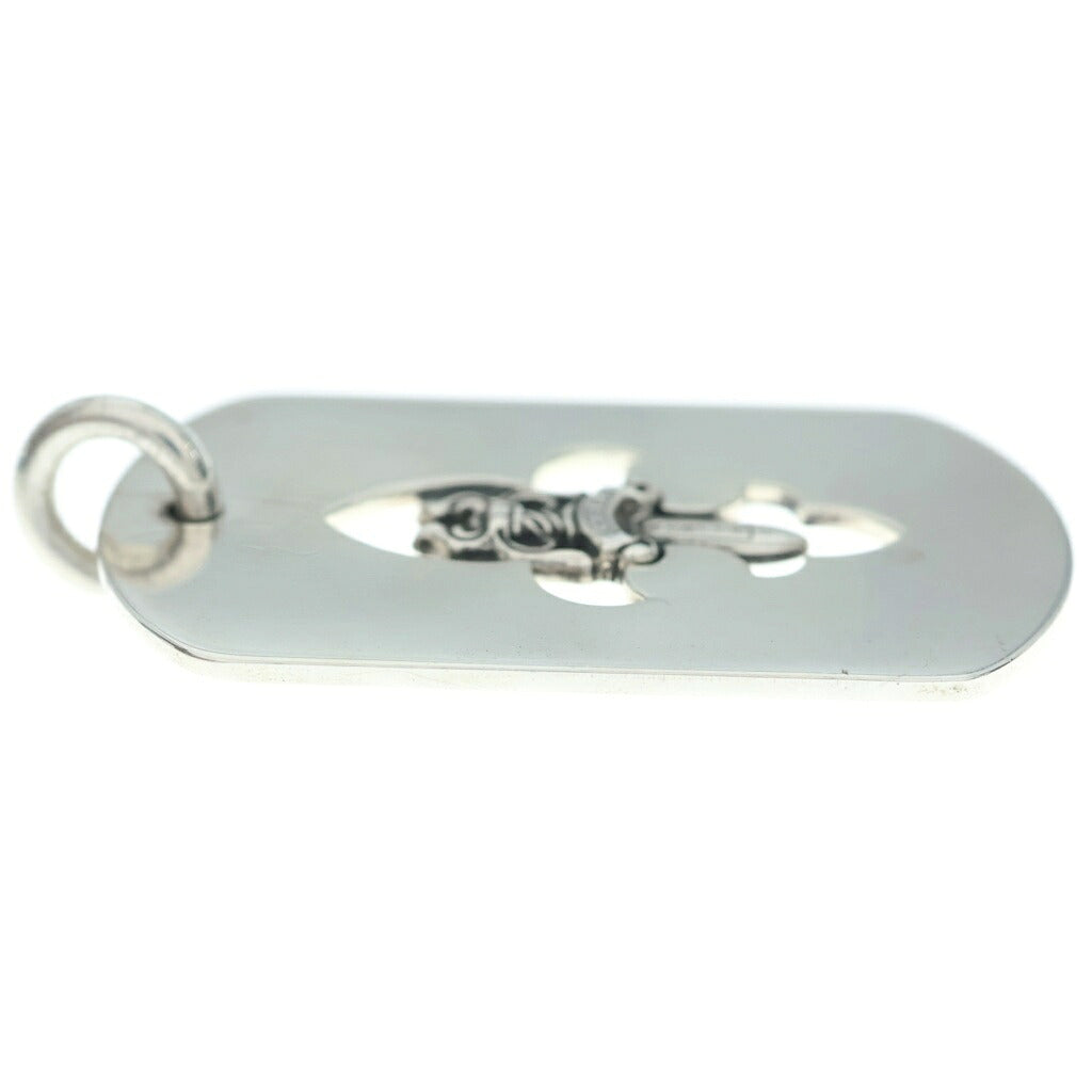 CHROME HEARTS(クロムハーツ) D TAG LRG FLE DAG フレアダガードッグタグ ラージドッグタグネックレストップ