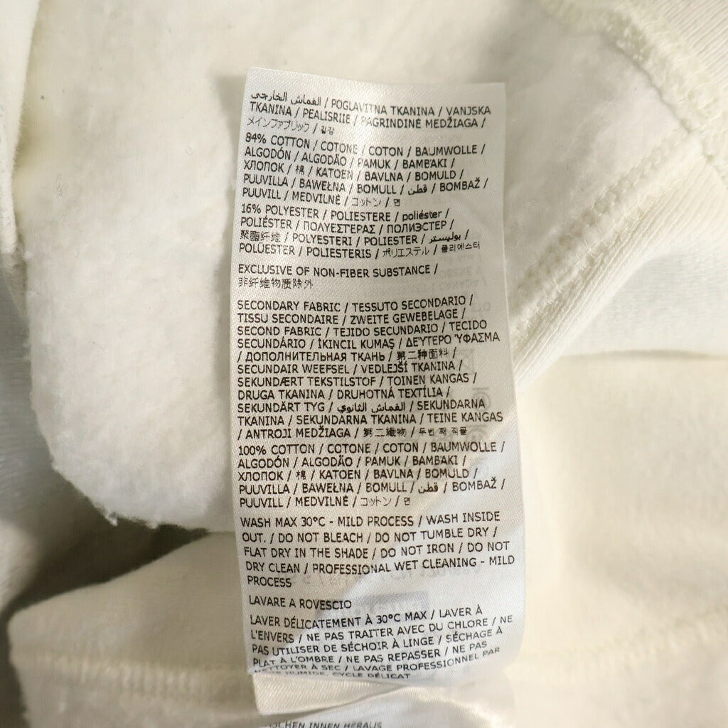 SUPREME(シュプリーム) 24SS ×MM6 Maison Margiela Foil Box Logo Hooded Sweatshirt エムエムシックスメゾンマルジェラ ボックスロゴ プルオーバーパーカー フーディー ホワイト