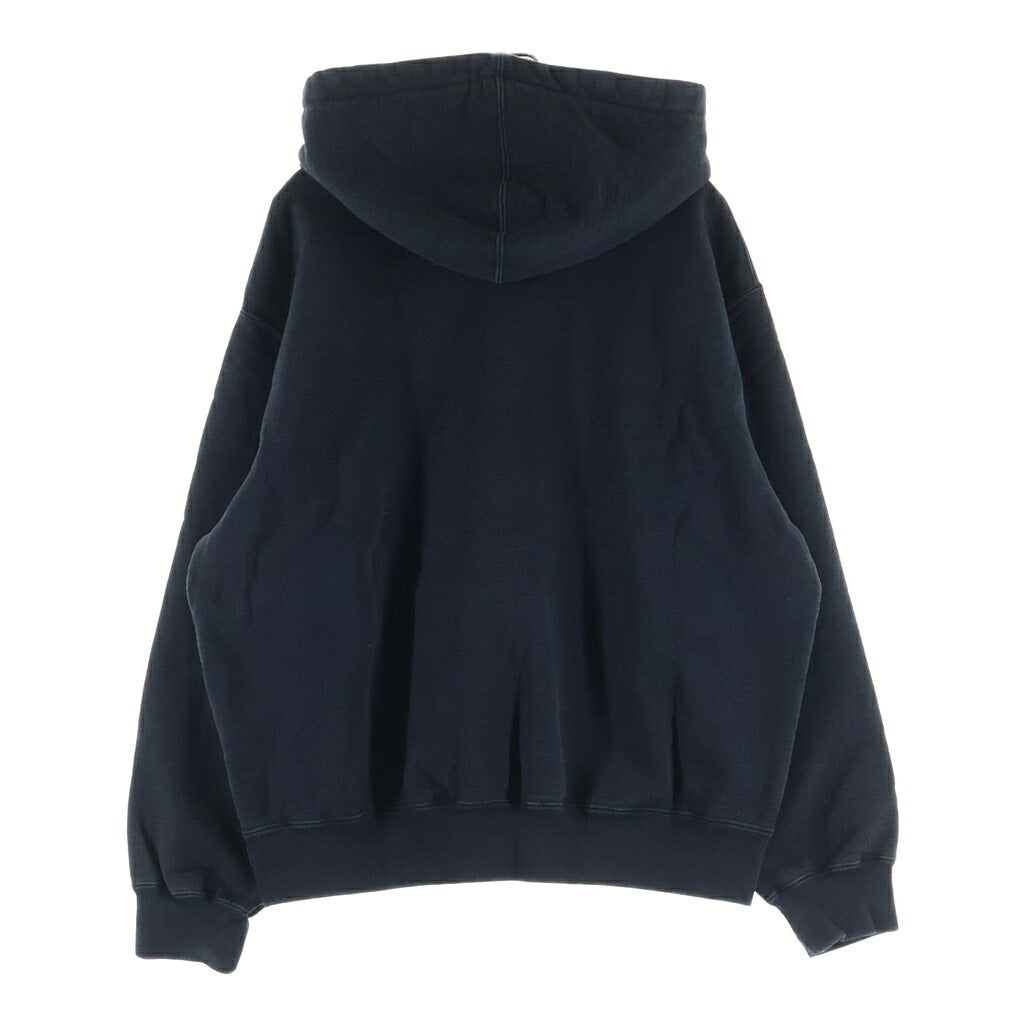 SUPREME(シュプリーム) 25AW Washed Old English Hooded Sweatshirt ウォッシュド加工 フロントロゴプリント プルオーバーパーカー ブラック