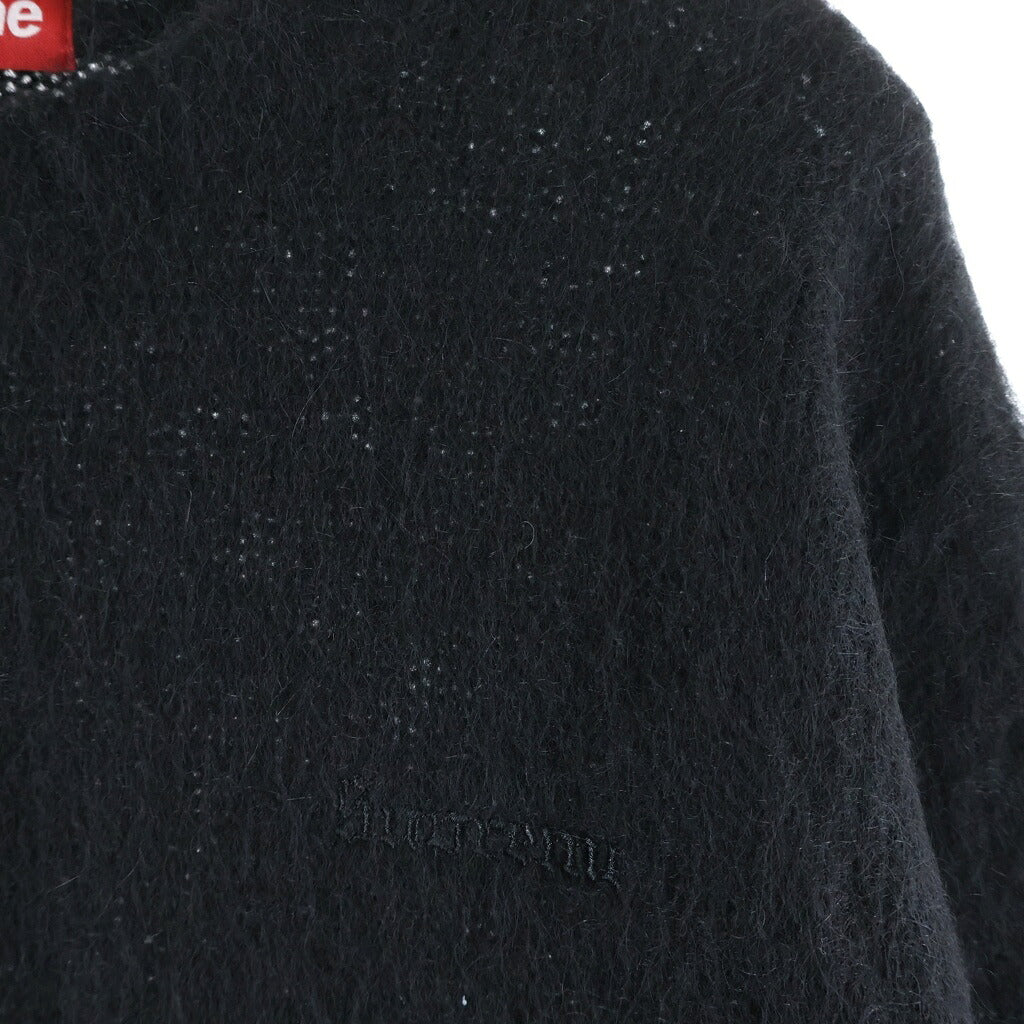 SUPREME(シュプリーム) 25AW Brushed Mohair Sweater ブラッシュド モヘア ニットセーター ブラック