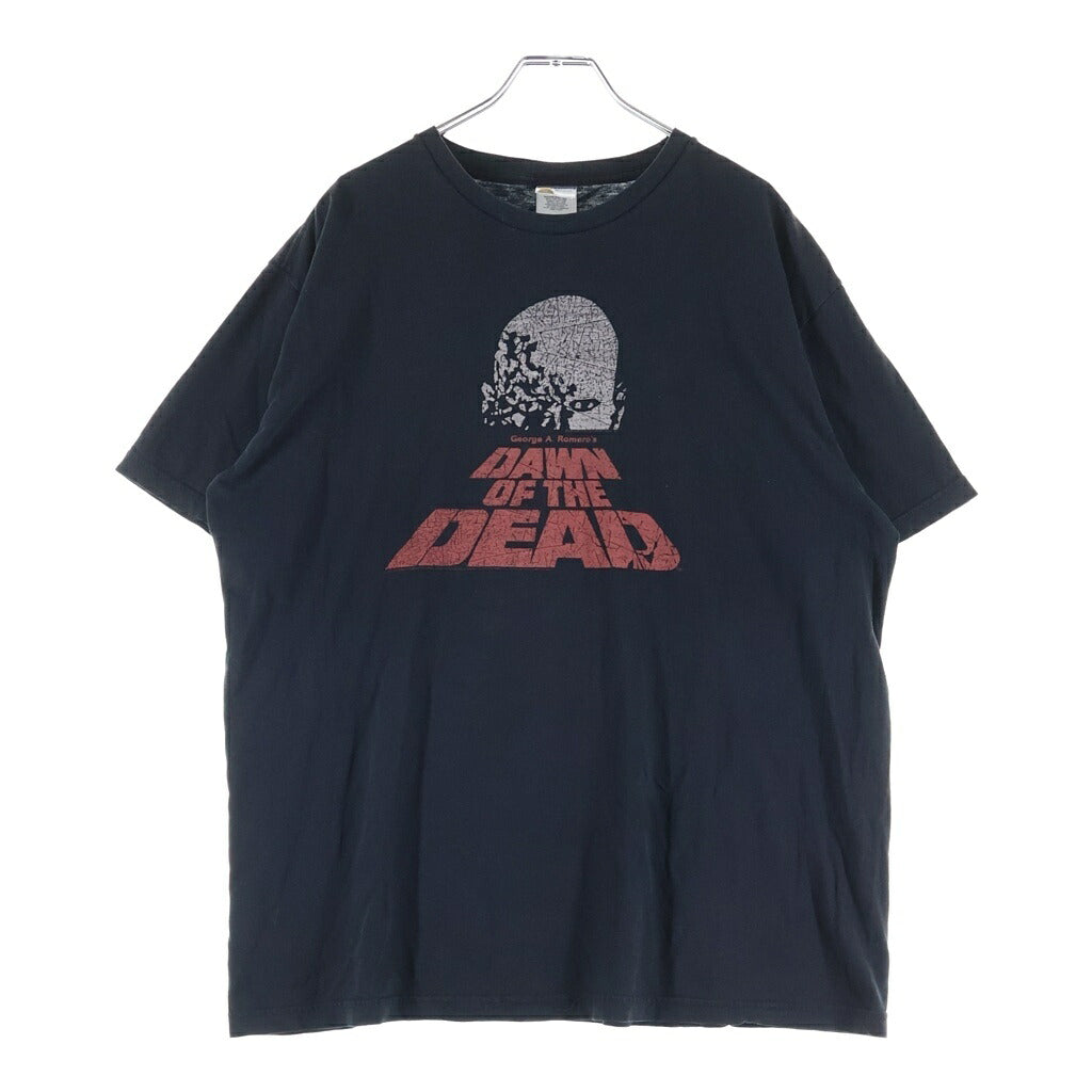 VINTAGE(ヴィンテージ) 00s DAWN OF THE DEAD ドーン オブ ザ デッド フロントプリント 半袖Tシャツ ショートスリーブカットソー ブラック
