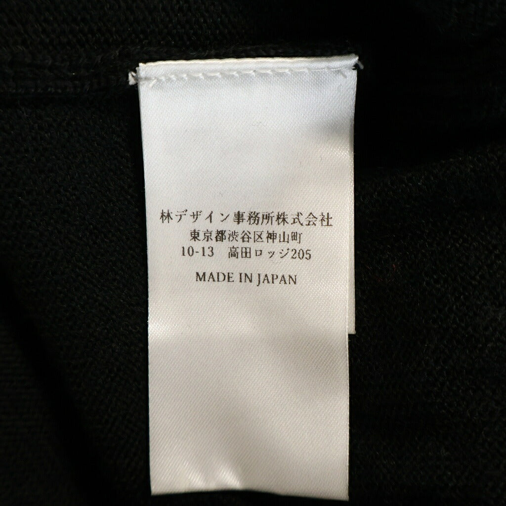 SUGARHILL(シュガーヒル) WOOL KNIT POLO ウール 長袖ニット ポロ ブラック 26440604
