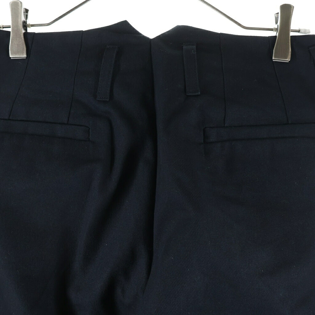 NO BRAND(ノーブランド) NICHOLAS DALEY ニコラスデイリー PLEATED TROUSER PANTS コットン トラウザーパンツ ブラック ND-AW23-PT1-C
