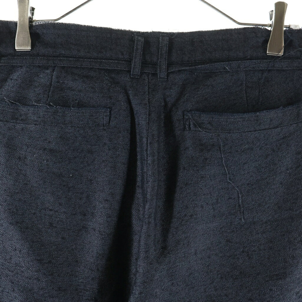 Urig(ウーリッヒ) パッチ コットン スラックスパンツ グレー UM-PTFL20