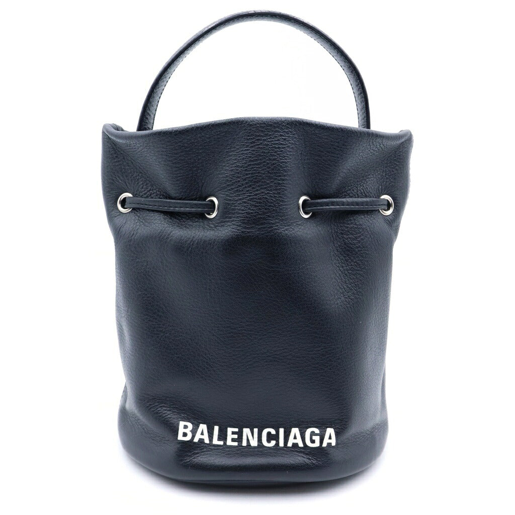 BALENCIAGA(バレンシアガ) Everyday Drawstring Bucket Bag XS エブリデイ ドローストリング バケットバッグ 2way ショルダーバッグ ハンドバッグ ブラック 638342