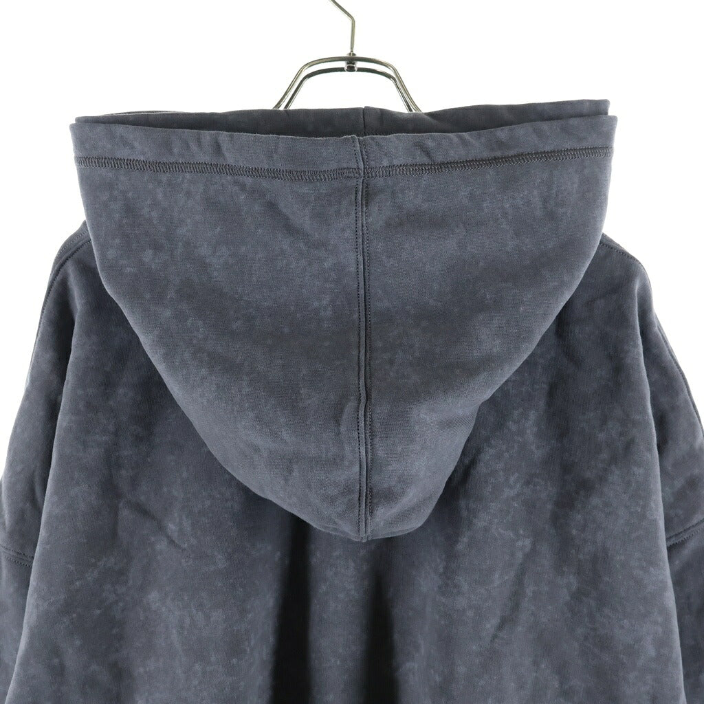 SyuMan(シューマン) 24AW Layerd double-Hoodie レイヤード ダブル ジップパーカー グレー 24aw-sy005