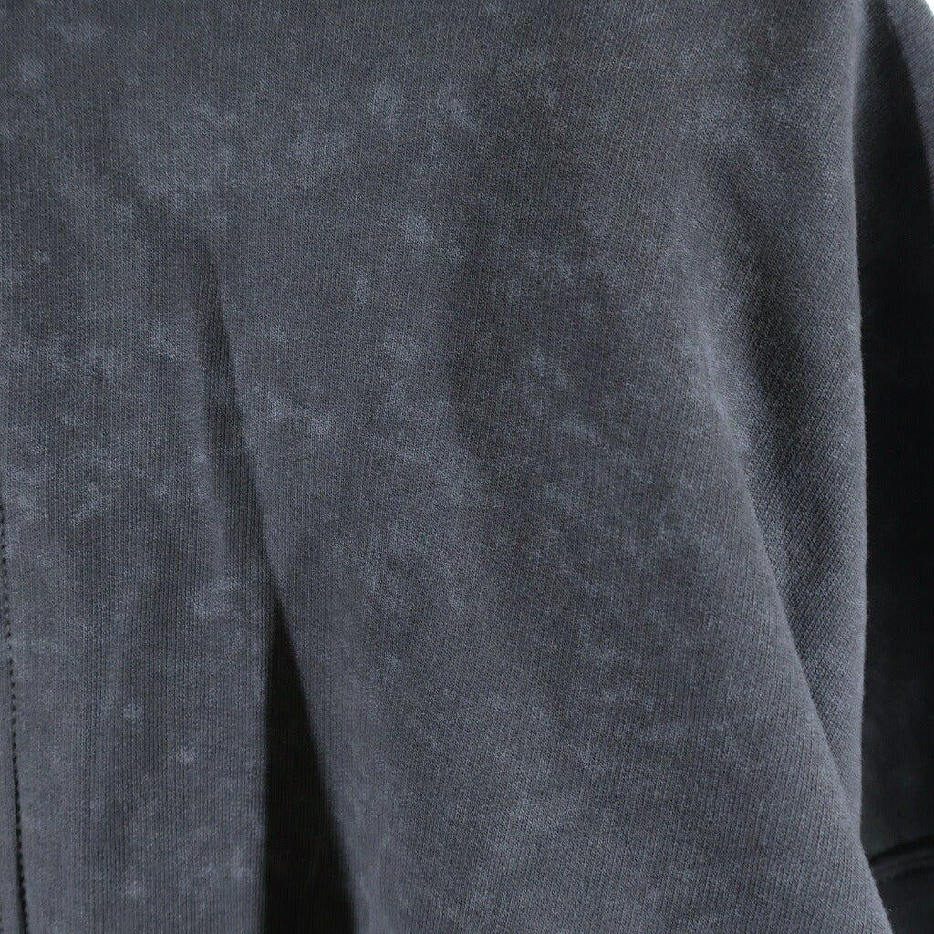 SyuMan(シューマン) 24AW Layerd double-Hoodie レイヤード ダブル ジップパーカー グレー 24aw-sy005