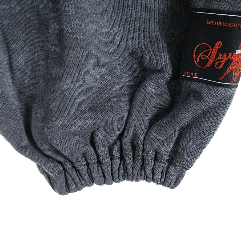 SyuMan(シューマン) 24AW Layerd double-Hoodie レイヤード ダブル ジップパーカー グレー 24aw-sy005