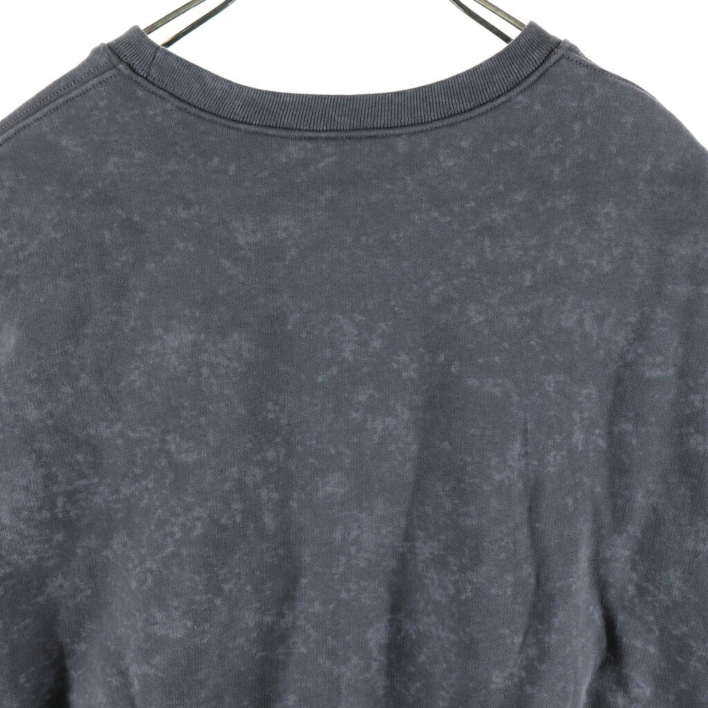 SyuMan(シューマン) 24AW Layerd Sweat Shirts レイヤード ハーフジップ クルーネック 長袖スウェット トレーナー グレー 24aw-SY004