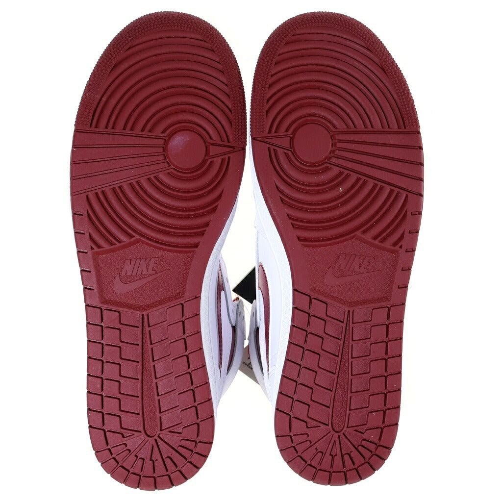 NIKE(ナイキ) AIR JORDAN 1 HIGH METALLIC BURGUNDY BQ4422-161 エアジョーダン1 85 ハイカットスニーカー メタリックバーガンディ ホワイト/レッド US10.5/28.5cm