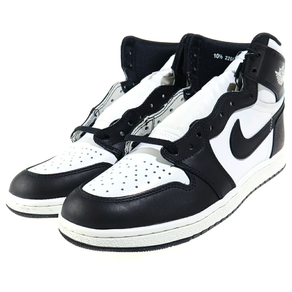 NIKE(ナイキ) AIR JORDAN 1 HI 85 エアジョーダン1 ハイカットスニーカー US10.5/28.5cm ブラック/ホワイト BQ4422-001