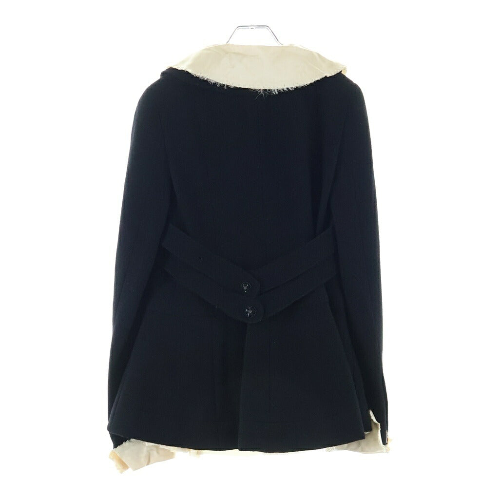 CHANEL(シャネル) 08AW インナーコットン ウール ジャケット ブラック レディース P34106