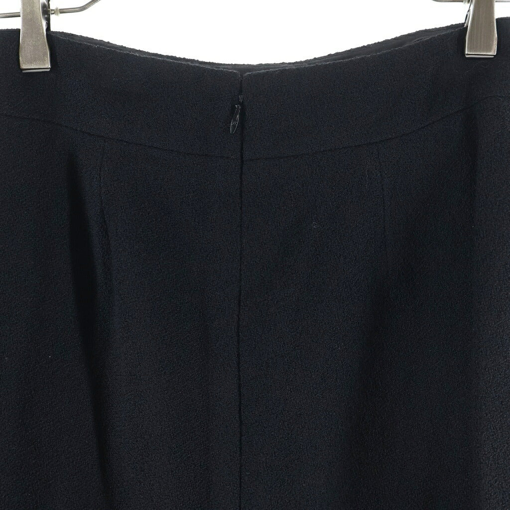 CHANEL(シャネル) 08AW ウール 裾折り返し レディース スカート ブラック P34106