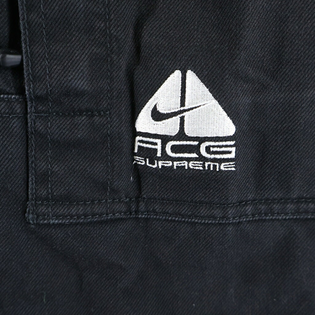 SUPREME(シュプリーム) 22AW × Nike Belted Denim Pant ナイキ ACG ベルテッド デニム カーゴ パンツ ブラック DO7201-010