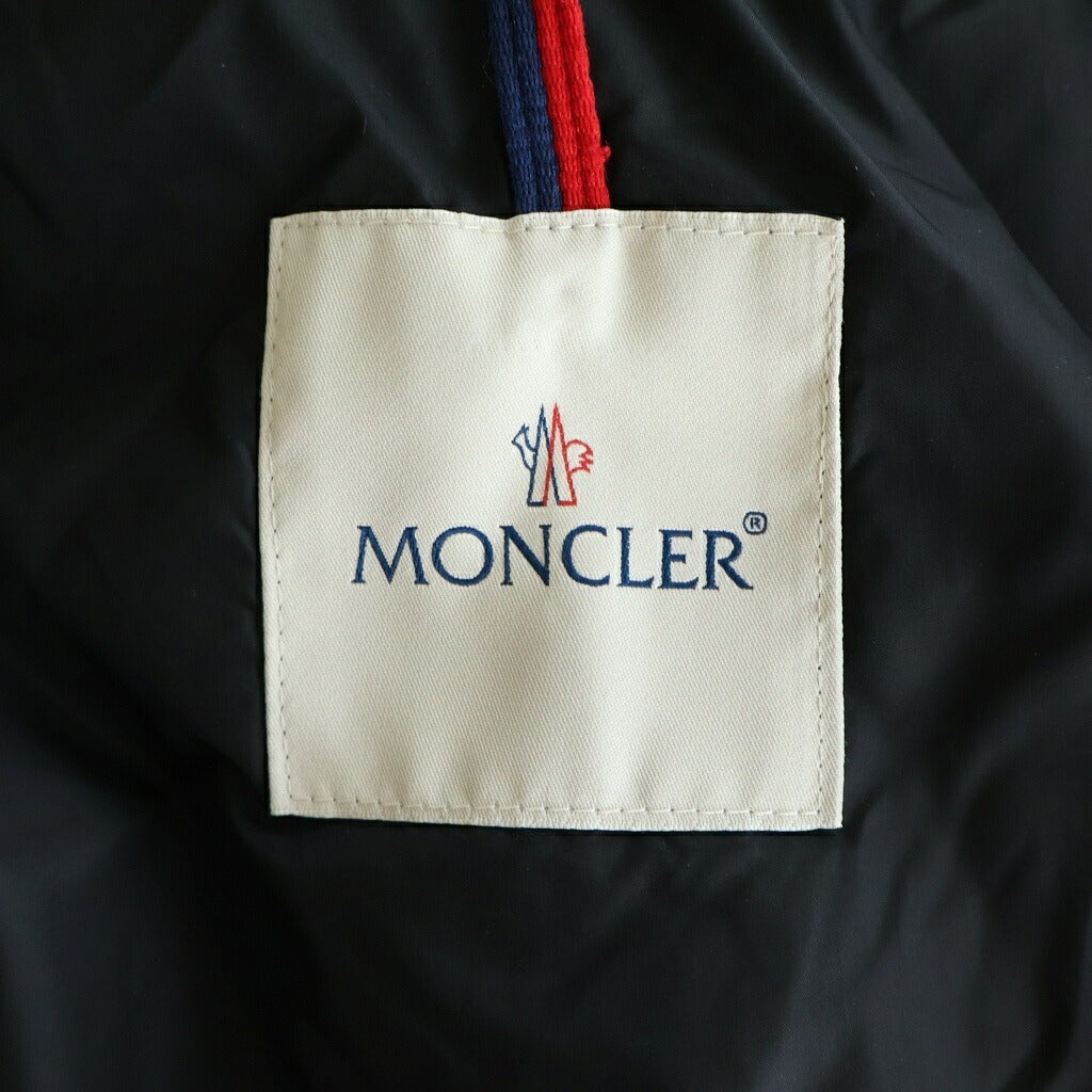 MONCLER(モンクレール) 15AW BERRIAT ベリア ロゴワッペン ジップアップ ダウンジャケット ブラック A20914198205