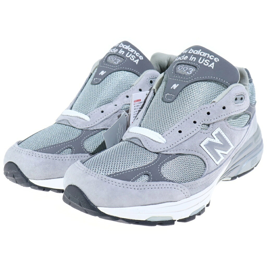 New Balance(ニューバランス) 993 Made in USA スウェード ローカットスニーカー グレー MR993GL US9.5/27.5cm