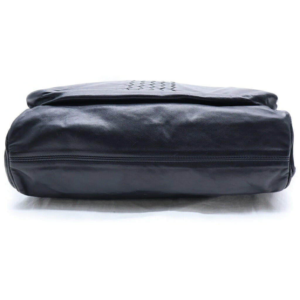 BOTTEGA VENETA(ボッテガヴェネタ) イントレチャート レザー ビジネスバッグ ハンドバッグ ブラック 245173 VN031