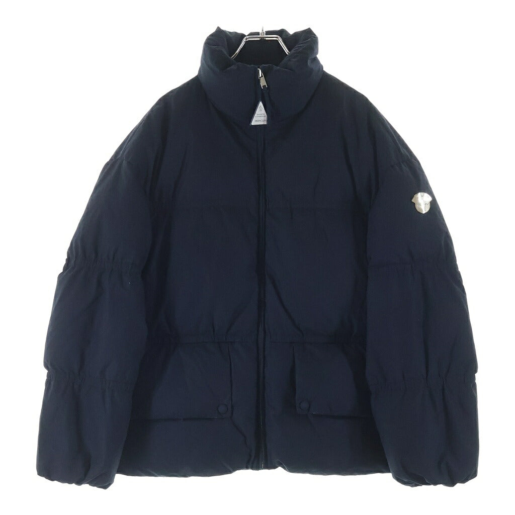 MONCLER(モンクレール) ×JIL SANDER ジルサンダー Mimimycin Down Jacket ミミミシン ダウンジャケット ロゴプレート ネイビー レディース K24051A00018